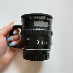Camera lens mug